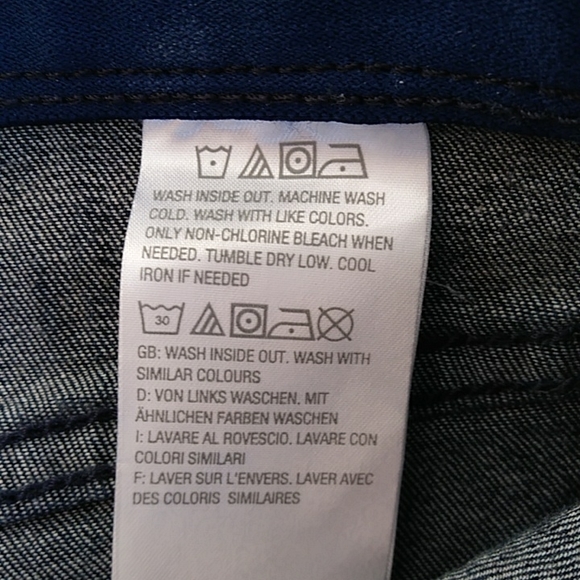 Isaac Mizrahi Live Distressed Cargo Jeans 18W Dk Indigo - Picture 12 of 16